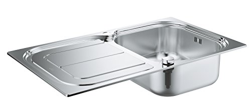 GROHE 31563SD0 - K300 Fregadero de acero inoxidable con escurridor