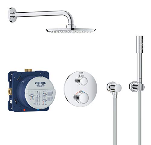 Grohe 34732000 34732000-Grohtherm Combinación Perfecta de Ducha con Rainshower Cosmopolitan 210, Cromo, Modelo Nuevo