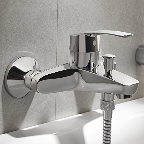 Grohe Eurosmart - Grifo para baño y ducha, inversor automático, tecnología Grohe SilkMove (Ref. 33300002)