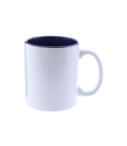 Grupo K-2 Taza Bicolor Para Sublimación Azul Oscuro