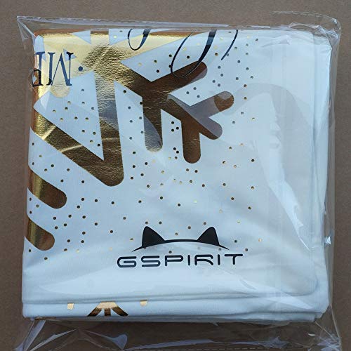 Gspirit 4 Pack Navidad Copo de Nieve Algodón Lino Throw Pillow Case Funda de Almohada para Cojín 45x45 cm