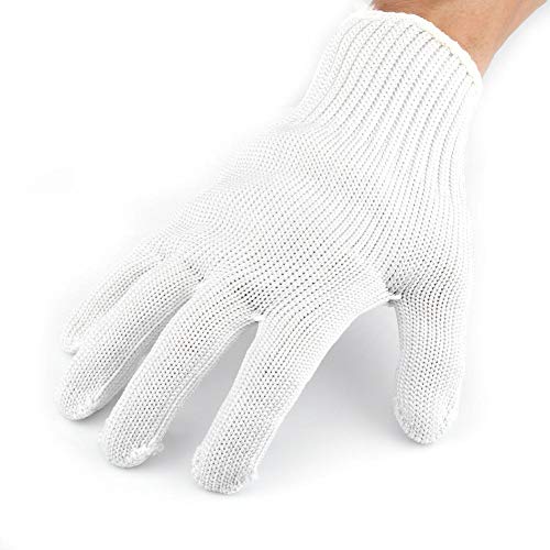 Guantes Resistentes al Corte, anticorte para jardinería/carnicería, Guantes de Seguridad de 5 Niveles para filetes, Herramienta de protección Exterior Resistente al Corte