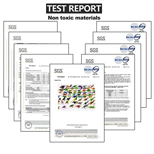 GuassLee OuMuaMua Dinosaur Figure Toys 78 Pack - Plastic Dinosaur Set Kids Toddler Education, Including T-Rex, Stegosaurus, Monoclonius, etc