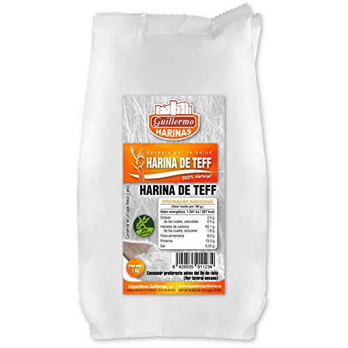 Guillermo Harina de Teff 100% Natural 1Kg