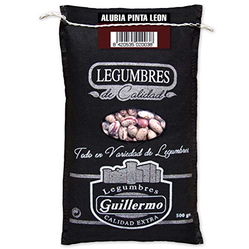 Guillermo Judía Pinta León Alubia Gourmet Calidad Extra Saco 500 g (LEGUGUI-2003)