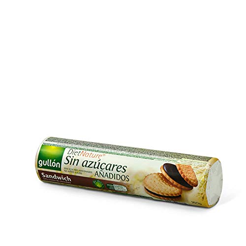 Gullón - Galleta Sándwich chocolate sin azúcar Diet Nature 250g