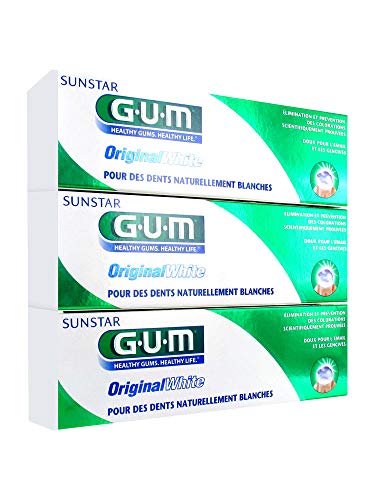 Gum Original White Toothpaste 3 x 75ml by Gum