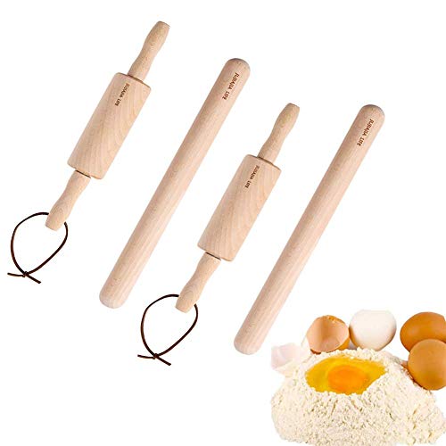 GWFVA Rolling Pin s for, Wood Rolling Pin Dough Pastry er Kitchen MakRolling Pin Tools for Pizza, Clay, Pasta, Cookies, DumplRolling Pin