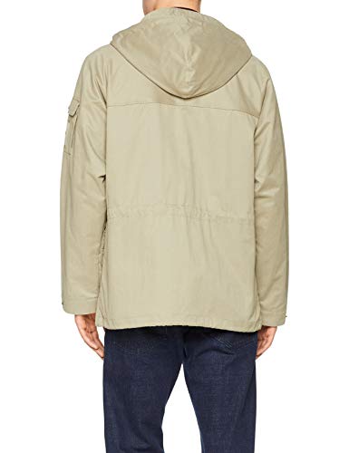 Hackett London Holt Parka Abrigos Hombre, Verde (Vetiver 6EP), S