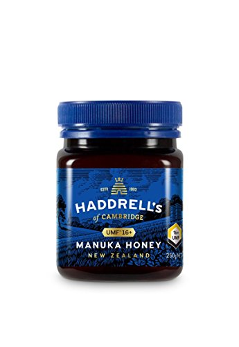 Haddrells of Cambridge Miel de Manuka | UMF 16+ MGO 572+ | Miel de manuka pura premium de Nueva Zelanda | 250g