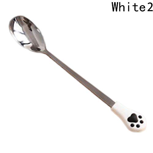 HAFJFKA Cuchara 1 Unids De Acero Inoxidable   Garra Cucharas De Café Tenedor De Frutas Cuchara De Postre Cuchara De Té De Dulces   Bebida Vajilla Cocina, WT1 175mm