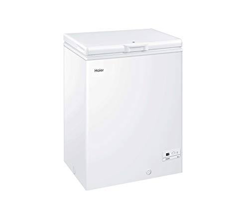 Haier HCE143R - Congelador horizontal, 143 litros, Función Super Congelación, Clase energética A+