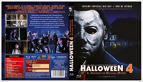 Halloween 4 - El Regreso de Michael Myers BD + DVD de Extras 1988 Halloween 4: The Return of Michael Myers [Blu-ray]