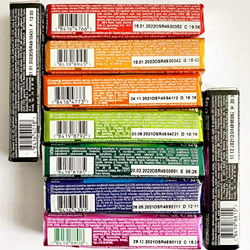 Halls Sin Azúcar Pack COMPLETO 9 sabores x 32 g (Extra Fuerte, Original Eucalipto, Miel-Limón, Cítricos Mix, Fresa, Regaliz, Hierbabuena, Sandía y Lima)