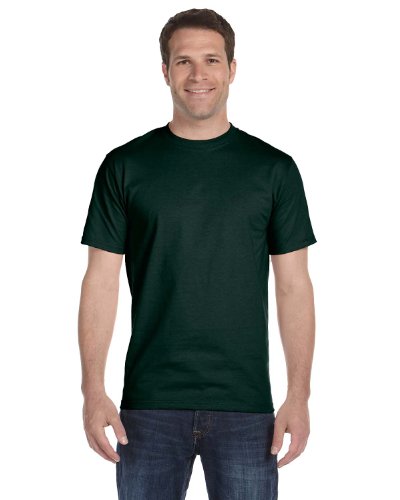 Hanes 5.2 oz.ComfortSoft camiseta de algod¨®n, 3XL, BOSQUE PROFUNDO