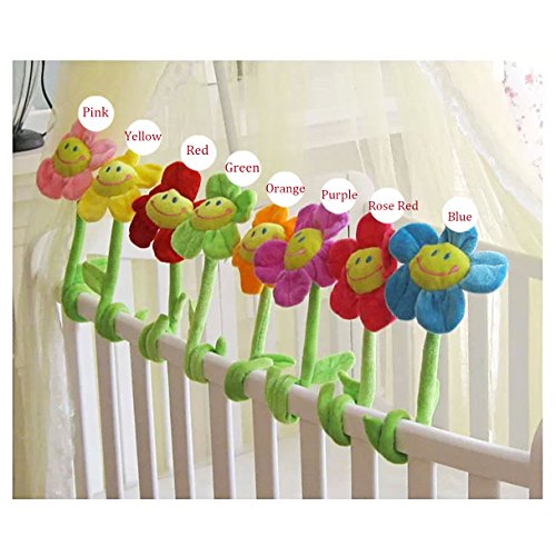 Hangnuo peluche Flores de sol con carita sonriente margaritas, se pueden doblar, sirven como alzapaños para cortinas, decoración habitaciones, bodas o fiestas, regalo de cumpleaños, varitas mágicas