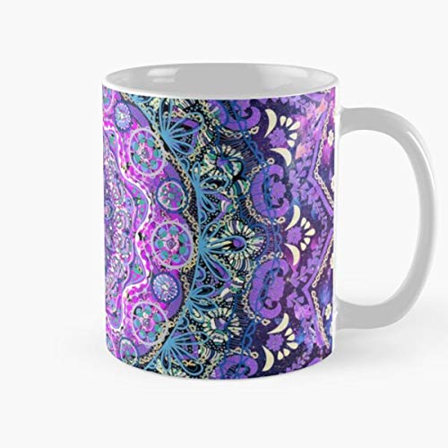 Hardymedicalsupplies Pattern Love Best Space Selling Mandala Most Popular Cosmic Mandalas Taza de café con Leche 11 oz