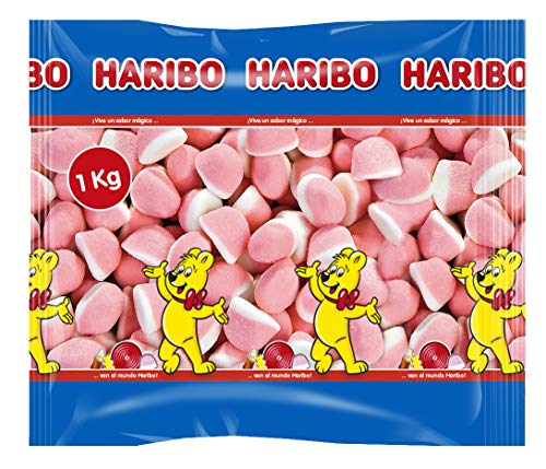 Haribo Besitos Nata - Fresa (1 kg)