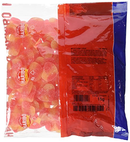 Haribo - Melocotones Super - Caramelo de goma - 1 kg