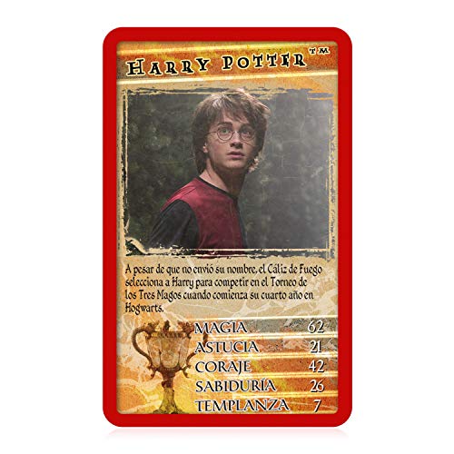 HARRY POTTER Trumps Harry Potter y el Caliz de Fuego, rojo (ELEVEN FORCE 1)