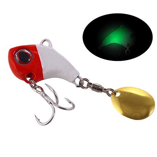 HASAKA 6PCS Señuelos de Pesca Señuelo de Plantilla de Metal Crankbait Casting Sinker Cucharas Cebos Spinner Señuelos Trucha Kit de cebos Spinner Metal Duro