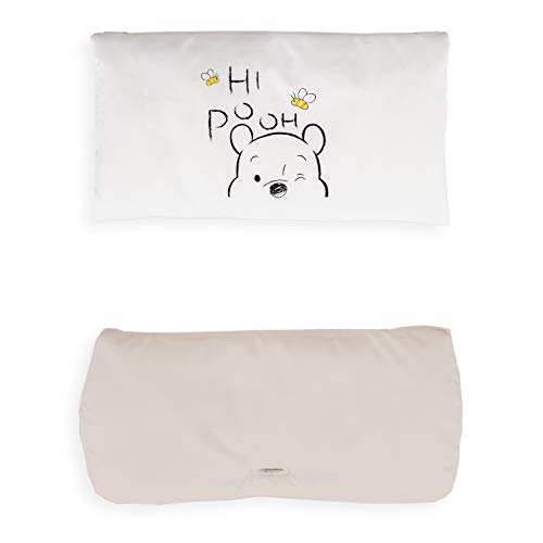 Hauck Highchair Pad Deluxe - Cojin protector para trona alta modelo hauck Alpha+, colocación fácil, Pooh Cuddles/beige