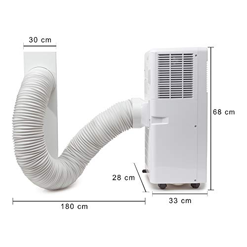 HAVERLAND IGLU-9 | Aire Acondicionado Portátil | 9000BTU | Bajo Consumo | 3 en 1 Enfría, Ventila y Deshumidifica | Mando a Distancia | Kit Ventana Incluido