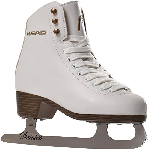 Head Schlittschuhe Donna Figure Skate - Patines de Patinaje sobre Hielo, Color Blanco, Talla 34