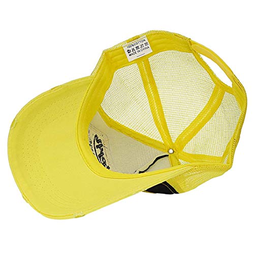 heekpek Gorras Hmobre Beisbol con Visera Gorra de Rejilla Bordados de Verano Mujer Transpirable Casual Gorras Rapero Trucker Hombre Viseras Hombre Retro