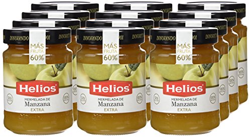 Helios Mermelada Extra Manzana - 340 gr - [Pack de 12]