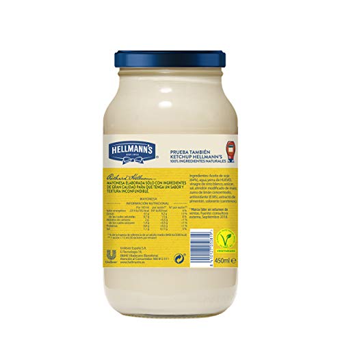 Hellmann's Mayonesa, 450 ml - Pack de 4