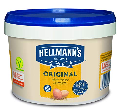 Hellmann's Mayonesa Original Sin Gluten para profesionales - Cubo 3l