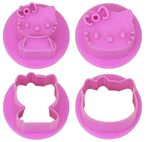 Hello Kitty - Moldes Cortapastas, Color Rosa