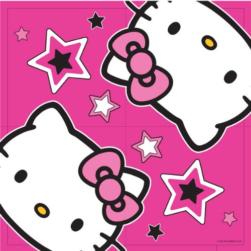 "Hello Kitty NEW Pink Party Napkins, pack of 16 [Toy]"