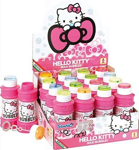 Hello Kitty Paquete De 6 Maxi Burbujas Tubo De 175ml - Party Bag Toys - Party Prizes