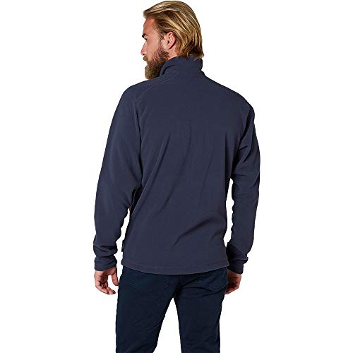 Helly Hansen Daybreaker Fleece Jacket Chaqueta con Forro Polar para Hombres, con tecnología Polartec y diseñada para Cualquier Actividad Casual o Deportiva, Azul (Graphite Blue), M