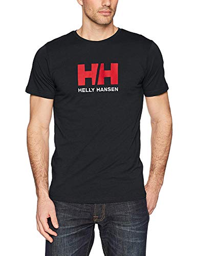 Helly Hansen Logo T-shirt Camiseta de manga corta hecha de algodón, con logo HH en el pecho