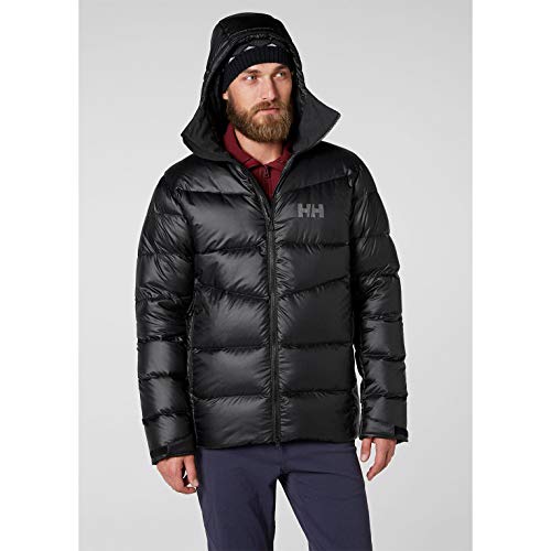 Helly Hansen Vanir Icefall Down Chaqueta Suave y cálida de plumón de Ganso Europeo, Prenda de Invierno para Hombre, Negro, M