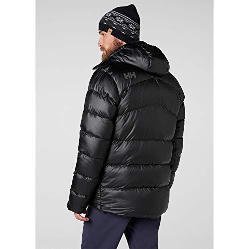 Helly Hansen Vanir Icefall Down Chaqueta Suave y cálida de plumón de Ganso Europeo, Prenda de Invierno para Hombre, Negro, M