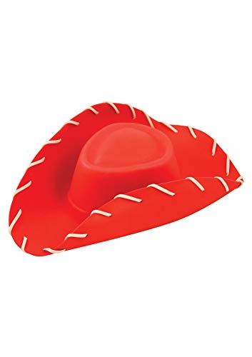 Henbrandt Adultos EVA Rojo Sombrero de Vaquero Toy Story Accesorio para Disfraz