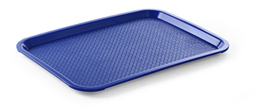 HENDI Bandejas para comida rápida (pequeña) - Azul - 265x345x(H)20 mm