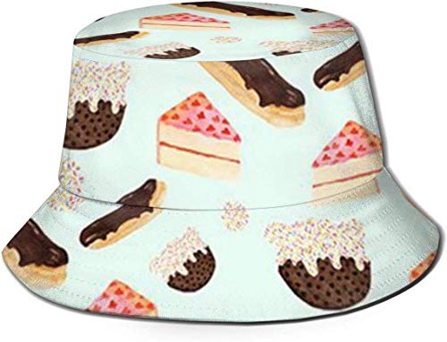 Henry Anthony Tarta de Queso de arándanos Sombrero de Cubo de Viaje Unisex Sombrero de Sol de Playa Gorra de Pescador para Actividades al Aire Libre