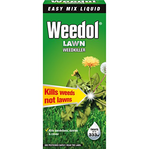 Herbicida líquido para césped Weedol, concentrado en botella, líquido, 500 ml