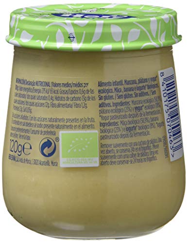 Hero Solo Tarrito Fruta Manzana Plátano Yogur ECO - 120 gr