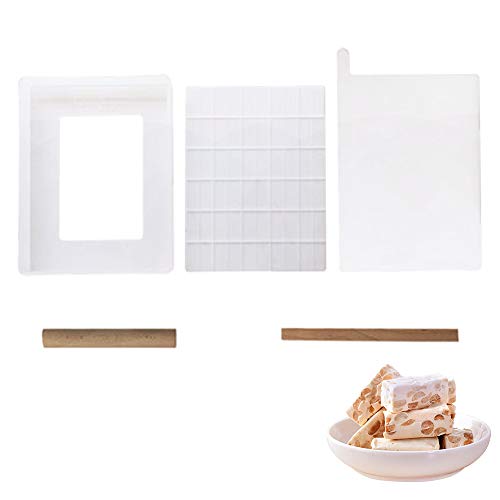 Herramienta De Turrón 5pcs Set Bandeja De La Galleta De Bricolaje Juego De Moldes De Moldes De Celosía Transparente Turrón Turrón Azúcar Artesanal Herramientas Multifuncional Para Hornear Herramientas