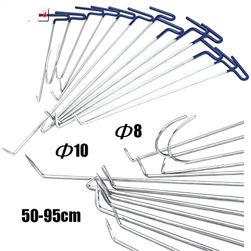 Herramientas Herramientas de reparación de abolladuras Herramientas de eliminación de granizo profesional sin pintura Kit grande Herramientas de reparación de abolladuras Gancho Martillo deslizante