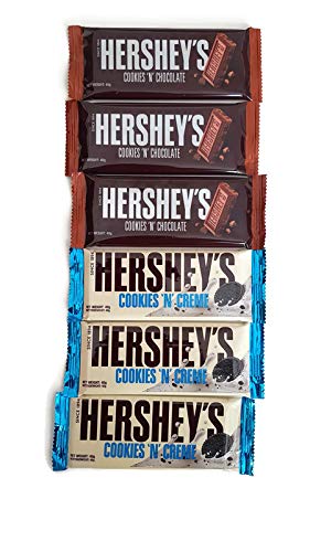 Hershey's Cookie N Creme Hershey's Cookies N Chocolate Variedad 6 Bar Bundle