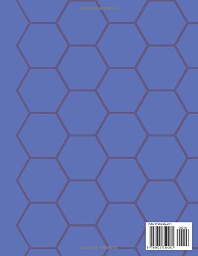 Hexagonal Graph Notebook: - Organic Chemistry: 110 pages large hexagonal graph paper notebook for drawing, Graph Rule