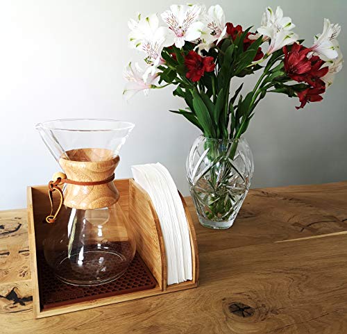 Hexnub Soporte organizador de café para cafeteras con filtro Chemex, Bodum y Coffee Gator Coffee Stand