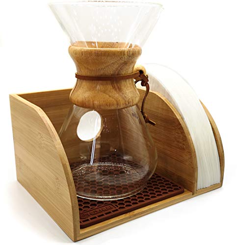 Hexnub Soporte organizador de café para cafeteras con filtro Chemex, Bodum y Coffee Gator Coffee Stand